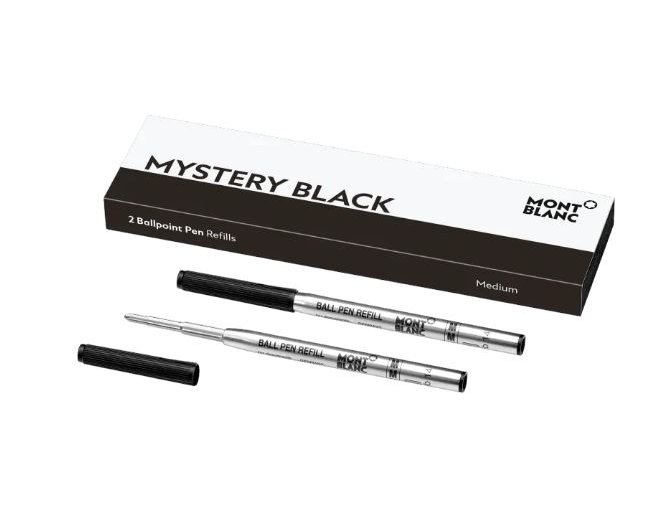 RECAMBIO BOLIGRAFO MONTBLANC PACK 2 Unidades NEGRO MEDIO