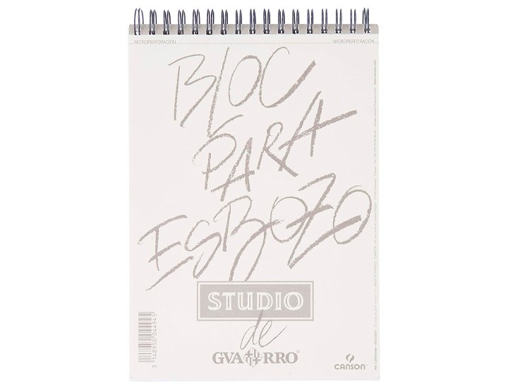 BLOC DE DIBUJO ESPIRAL ESBOZO 148X210MM 90 Gramos 50 Hojas GUARRO CANSON STUDIO