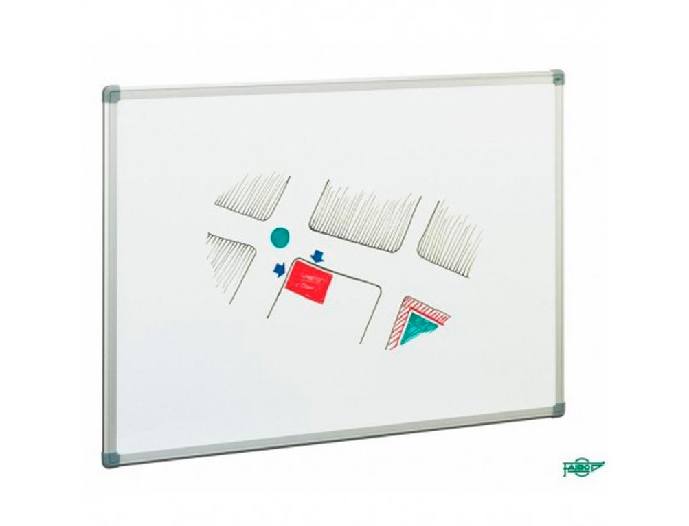 PIZARRA BLANCA MARCO ALUMINIO 075X100 CMS ESTRATIFICADA