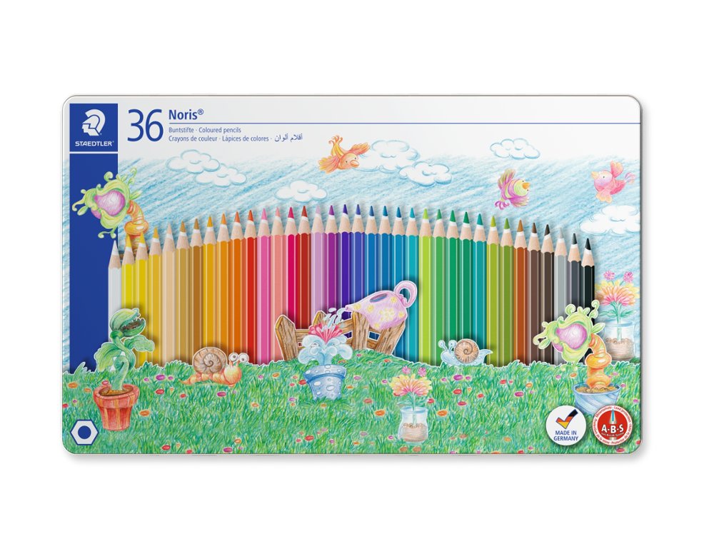 LAPIZ STAEDTLER CAJA METAL 36 COLORES