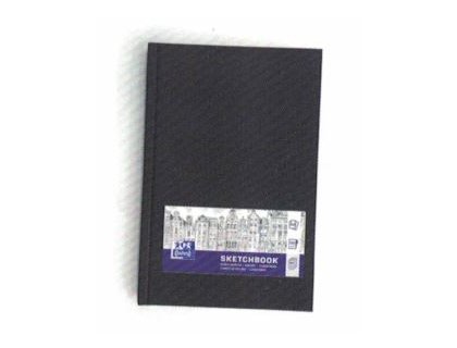 BLOC DE DIBUJO SKETCH OXFORD ARTBOOK DINA6 96H 100 GRS LISO TAPA COLOR NEGRO