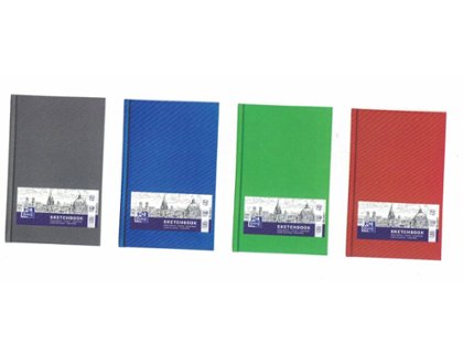 BLOC DE DIBUJO SKETCH OXFORD ARTBOOK DINA6 96 Hojas 100 GRS LISO TAPAS COLORES SURTIDOS