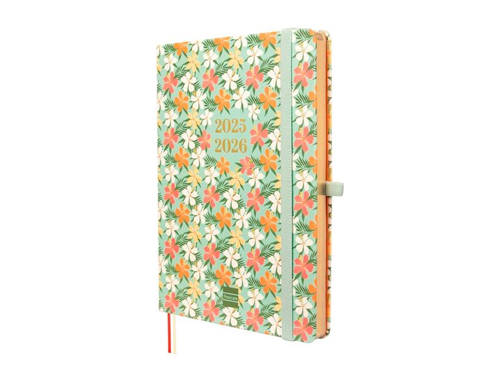 AGENDA 18 MESES ENCUADERNADA 140X190 MM Semana Vista FINOCAM MINIMAL DAISY