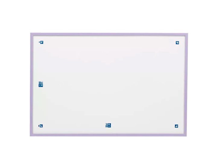 PIZARRA BLANCA Y MAGNETICA DINA3 OXFORD MARCO COLOR MALVA