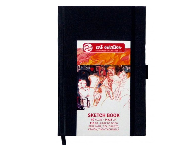 BLOC DE DIBUJO ENCUADERNADO SKETCH BOOK ART CREATION TALENS 14X21 Cm 80 HOJAS 110 Gramos