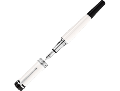 PLUMA MONTBLANC BONHEUR BLANCO PLUMIN F