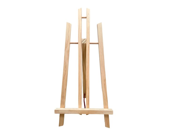 ATRIL LECTURA MADERA CABALLETE TRIPODE 50 Cm HAYA BARNIZADO