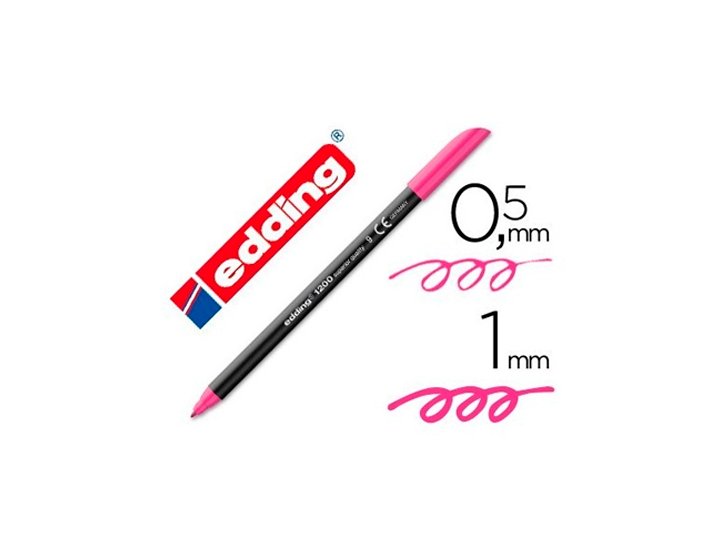 ROTULADOR EDDING N 1200 GLITTER ROSA PASTEL
