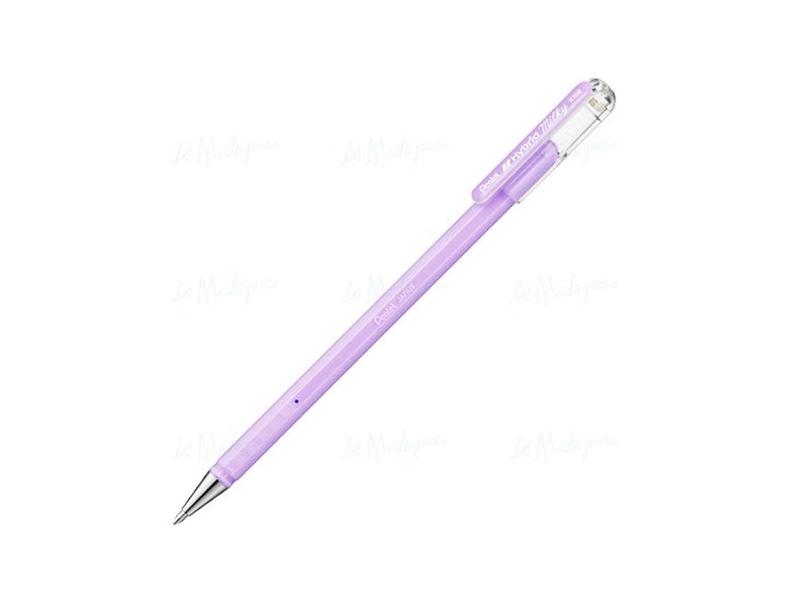 BOLIGRAFO PENTEL HYBRID MILKY 0.8MM VIOLETA PASTEL