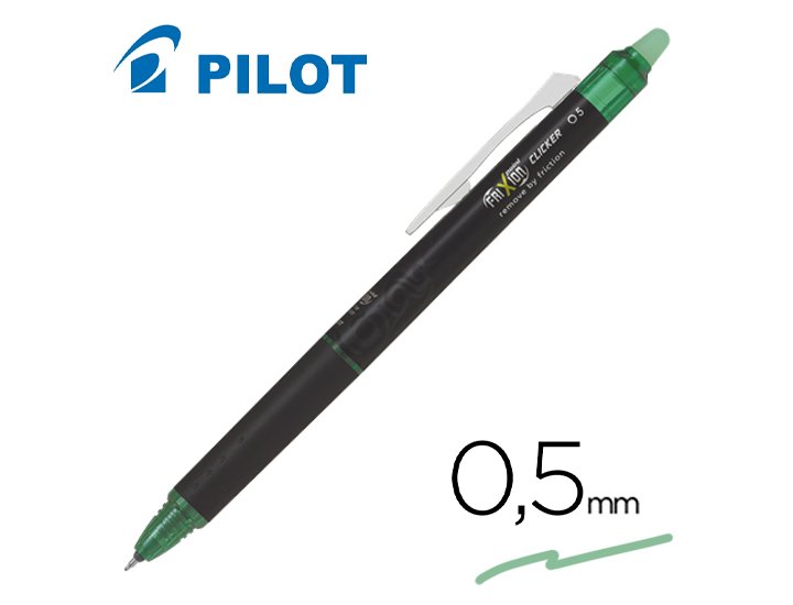 BOLIGRAFO PILOT FRIXION BORRABLE 0,5 MM VERDE
