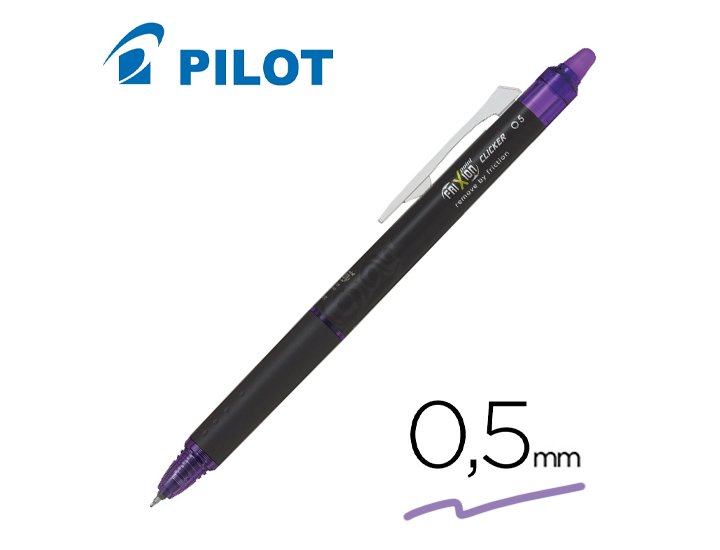 BOLIGRAFO PILOT FRIXION BORRABLE 0,5 MM VIOLETA
