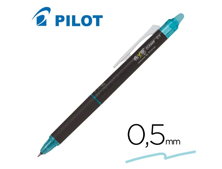 BOLIGRAFO PILOT FRIXION BORRABLE 0,5 MM AZUL CLARO