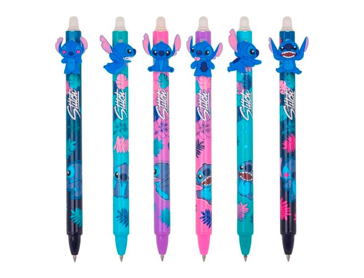 BOLIGRAFO BORRABLE STITCH 6 MODELOS SURTIDOS