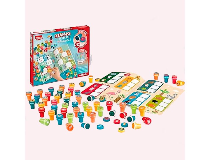 SELLO MAPED CREATIV 52 PIEZAS LETRAS Y ANIMALES